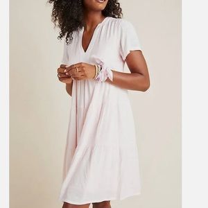 Anthropologie Maeve Tania Sacha Tiered Tunic Dress